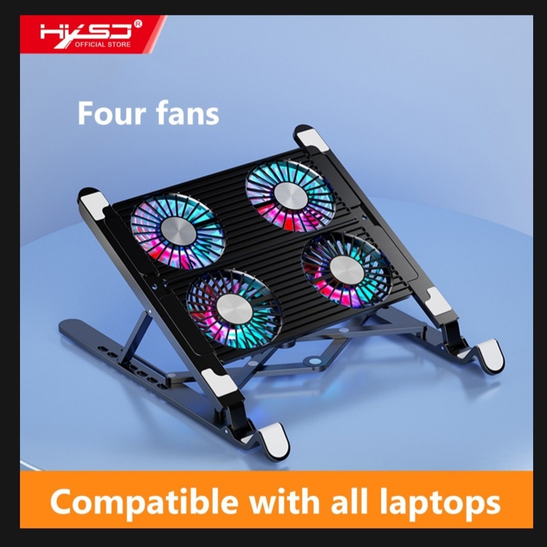 HXSJ RGB laptop cooler (adjustable)