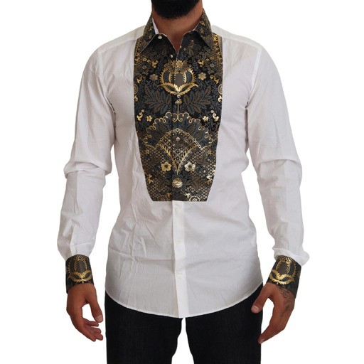 Dolce and Gabbana CAMICIA GOLD DG