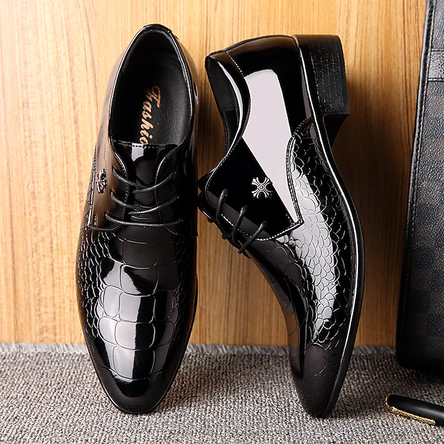 Men's Oxfords Business Classic British Daily Party & Evening PU Booties