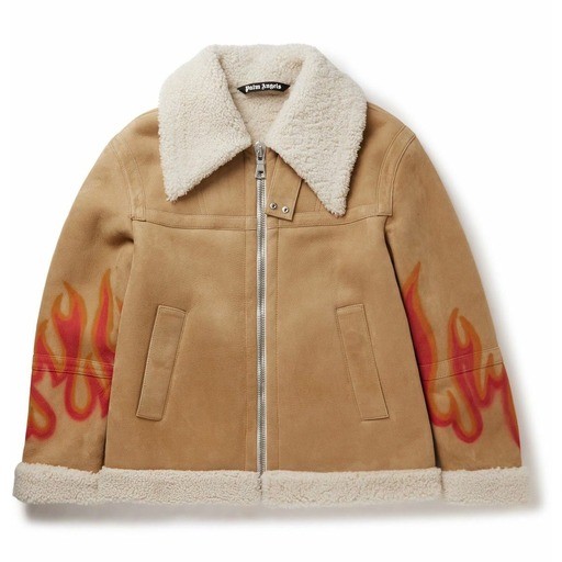 Palm Angels SHEARLING COAT